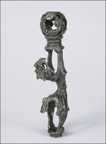 청동 쌍사자 광명대 간주, 고려시대, 목포대학교박물관