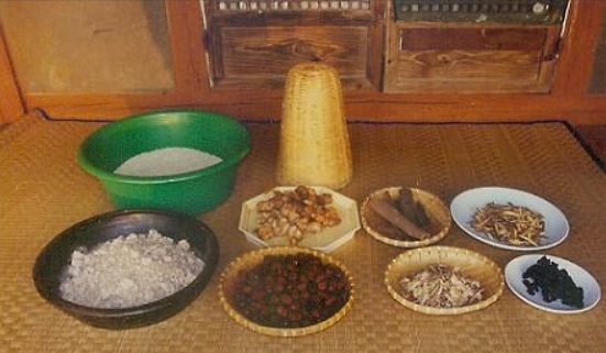 강하주 재료