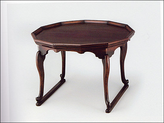 12각호족반, 개인소장, 55.2×35.5cm, 은행나무, 19세기