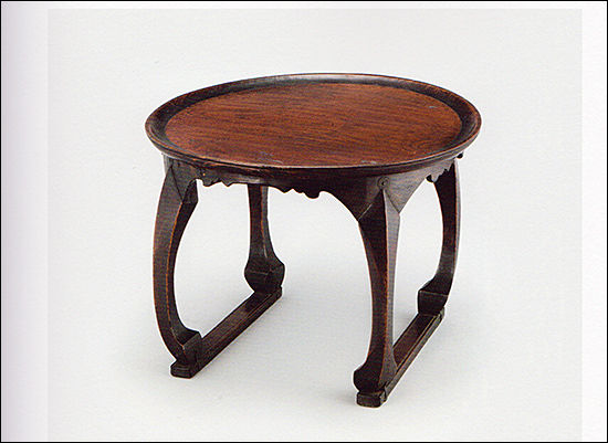 원형구족반. 개인소장, 45×32.5cm, 느티나무, 19세기