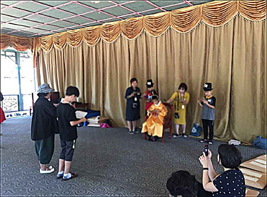 2017년 ‘석조전 대한제국역사관 어린이 교육 프로그램’ 현장