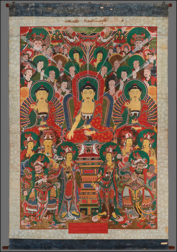 보물 제1374호 ‘상주 용흥사 괘불, 10m×6m