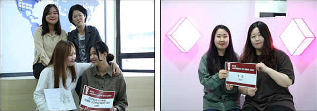 <네명부>팀(왼쪽), <장창>팀