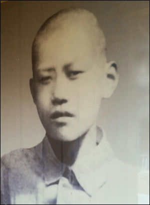 열아홉의 나이로 순국의 길을 걸은 김용창 지사의 앳된 모습