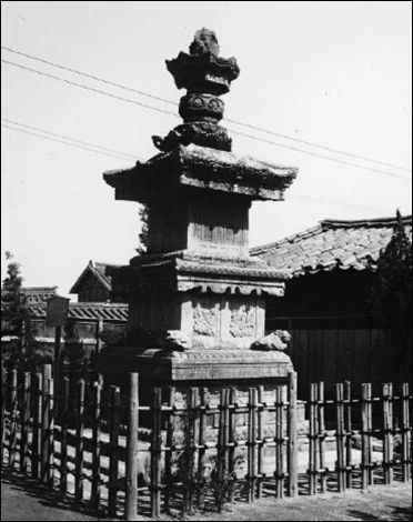 국보 제101호 ‘원주 법천사지 지광국사탑’(1911년, 국립중앙박물관 제공)