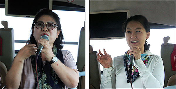 순천 판소리동호회 ‘서편제 소리사랑’ 장혜숙 전 회장(왼쪽), 유아교육 에술강사 송효진