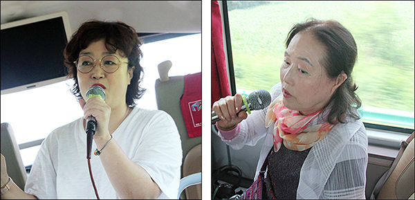 김병혜 전남도립대 교수 (왼쪽), 정순임 경상북도무형문화재 제34호 판소리 흥부가 예능보유자