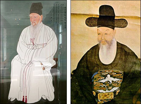 한 여름 산에 올랐던 남명 조식(왼쪽)과 추사 김정희