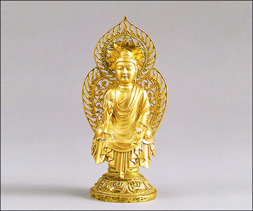 국보 제79호 경주 구황동 “금제여래좌상”