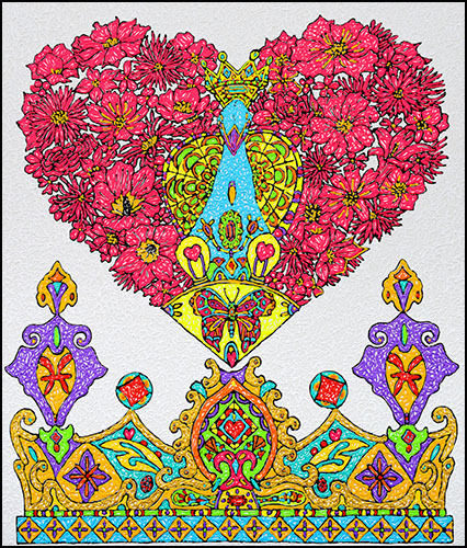 김승수, 관심, 53.0×45.5cm, Acrilic on canvas, 2014