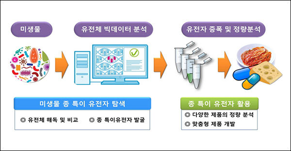 유전체 기반 정량분석 기술 개요도
