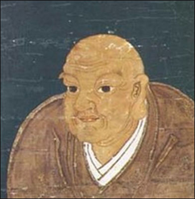 일련정종의 창시자 니치렌 스님(1222 《법화경》-1282), 일본 위키피디어 제공