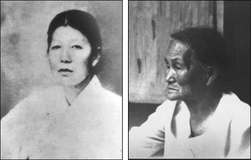 남자현 애국지사(왼쪽), 허은 애국지사