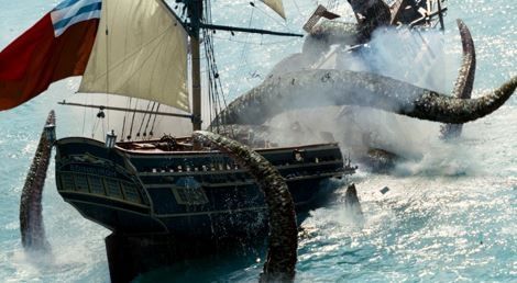 영화 ‘캐리비안의 해적’에 등장한 크라켄 (*출처: 공식 홈페이지 //pirates.disney.com )