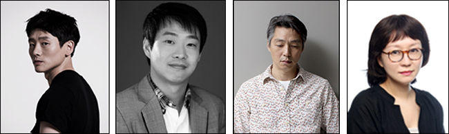 안무 l 김설진, 음악감독 l 정종임, 무대 디자인 | 정승호, 의상 디자인 | 최원(왼쪽부터)