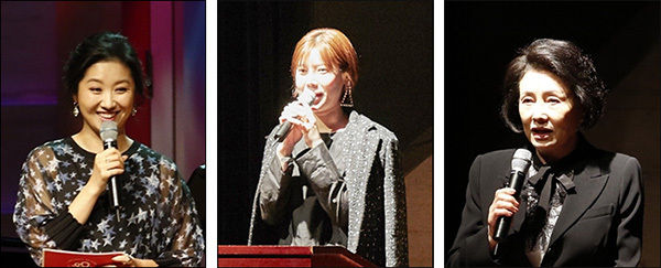 사회 - MBC 차미연 아나운서, 사랑의달팽이 배다해 홍보대사, 사랑의달팽이 김민자 회장(왼쪽부터)