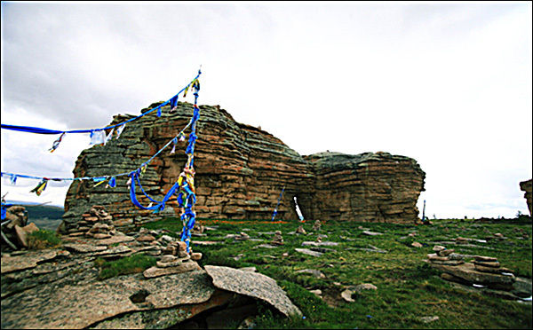 다얀산 꼭대기 천제단(2750m)