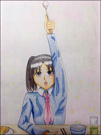 "나는 왼손잡이다"(그림 변애미 작가)