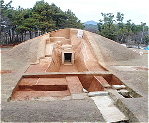 조사 후 전경(남쪽에서)