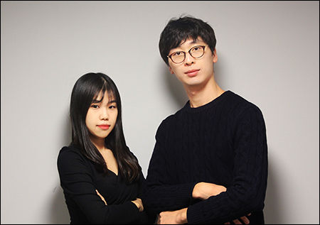 3.1만세운동 100돌 플래시몹을 기획 진행한 “듀오에스(PianoDuoS)” - 김다솜(왼쪽)과 박승도