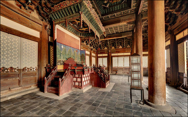 창경궁 명정전 내부