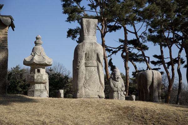 태릉 능앞 석물들