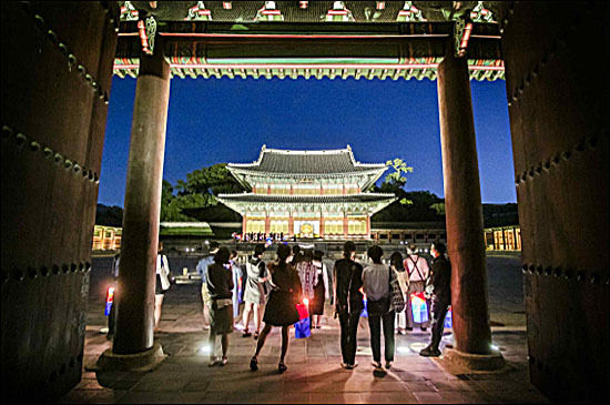2018년 창덕궁 달빛기행 - 인정전 전경