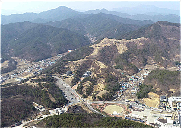 고령 지산동 고분군(사적 제79호) 전경