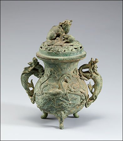 청동향로, 19세기, 응우옌 왕조, 높이 25cm