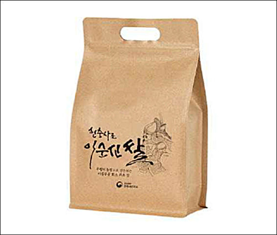 위토에서 생산된 무농약 이순신쌀