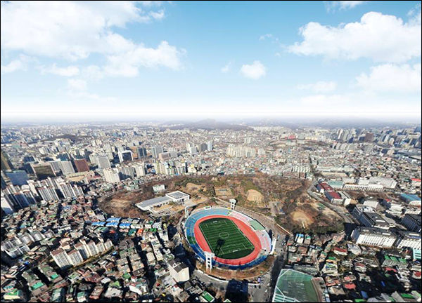 효창공원 일대 전경