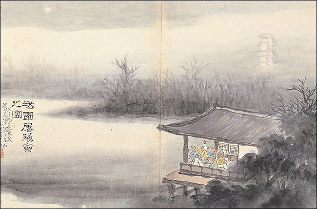 <아이들보이> 표지화, 안중식(安中植, 1861-1919), 1913, 종이에 인쇄. 22×15cm, 국립한글박물관 소장