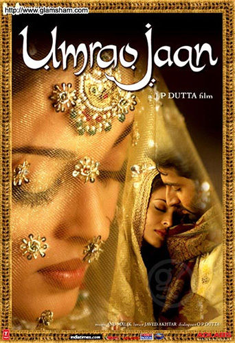 인도춤 무즈라(Mujra)가 나오는 인도영화 “움라오잔(Umrao Jaan)” 포스터