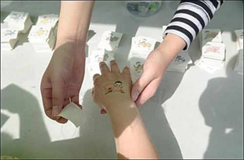 전통무늬 판박이 붙이기 체험
