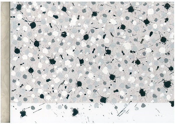 <절합>, 세라믹에 복합재료, 25×40cm
