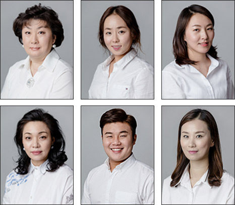 도창 l 유수정, 어린심청 l 민은경, 황후심청 l 이소연, 곽씨부인 l 김미진, 심봉사 l 유태평양, 뺑덕 l 김금미(위 왼쪽부터 시계방향)