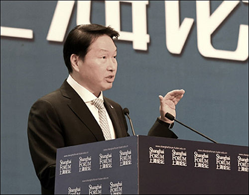 ‘영리 기업도 사회적 가치를 꼭 실현해야 한다.’는 SK 최태원 회장(SK그룹 제공)