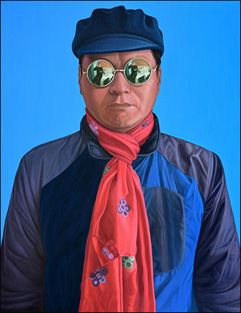 My friend, Oil on canvas, 112×145cm