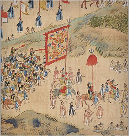 도2. '도1'의 세부, 교룡기 부분