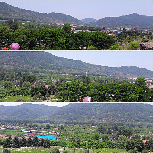 삼면이 산으로 둘러쌓인 '국내성'