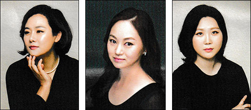 이선희, 차은선, 이진경(왼쪽부터)