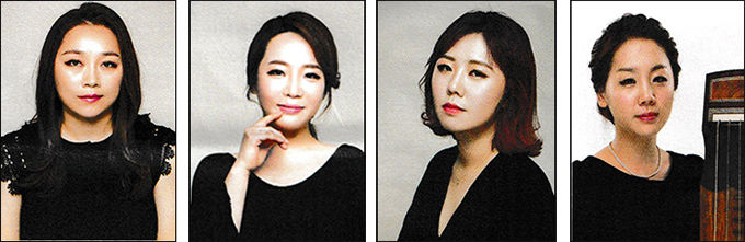 고지영, 장은경, 이아람, 김희영(왼쪽부터)