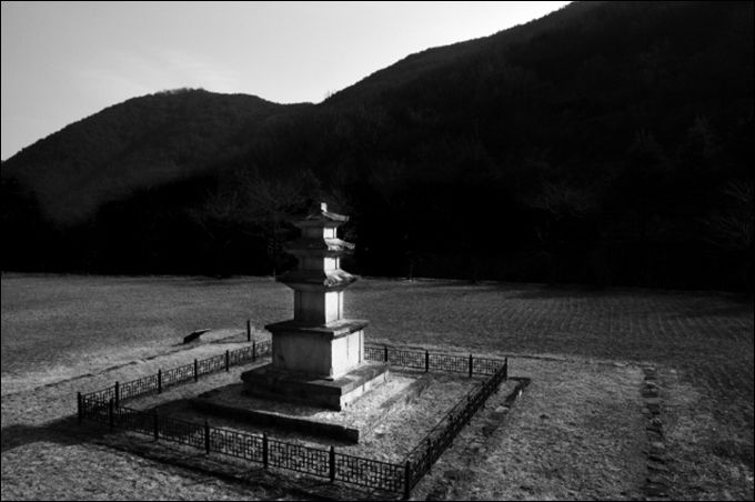 의령보천사터 삼층석탑(보물 제472호), 사진 손묵광