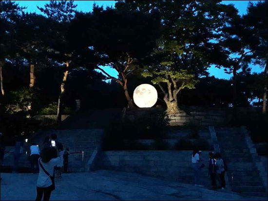 지난해 ‘궁궐에 내려온 보름달’ 행사 모습