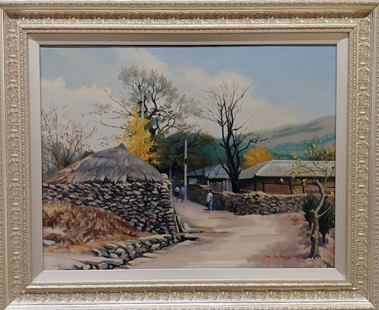 평화스런 마을(65.2× 50.0㎝)