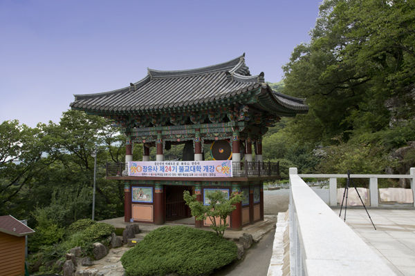 장유사 누문, 사천왕문을 겸하고 있다.
