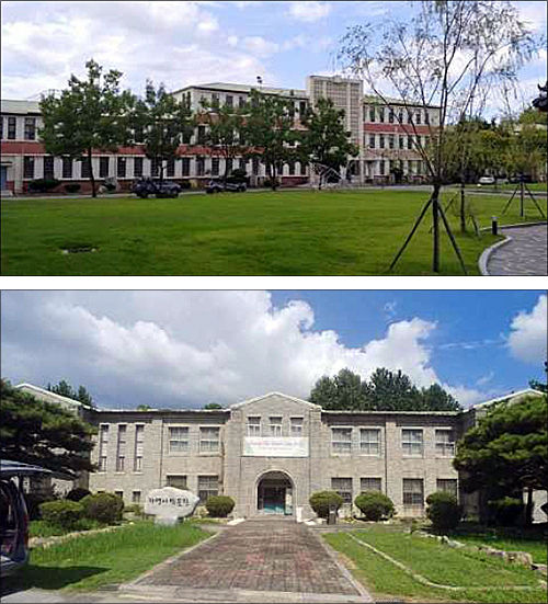 전북대학교 구 문리과대학(위), 전북대학교 구 중앙도서관
