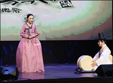 정혜빈 명창 (2019년 제27회 임방울국악제 경연 모습)