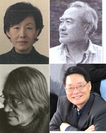김혜원, 현기영, 노동은, 곽인식 씨(위 부터 시계방향으로)