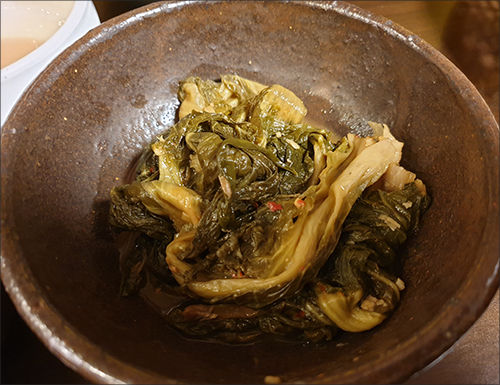 대장의 발효환경을 증진시켜주는 시레기와 우거지